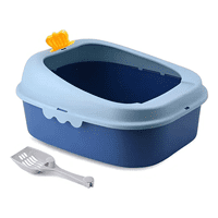 Arenero Para Gatobelug Caja De Arena Para Gatos Arenero Gato Color Azul