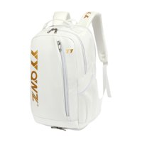 Magideal - Mochila Para Bádminton, Bolsa Deportiva, Mochila Ligera Para El Día A Día, Bolsa Para Raquetas De Tenis, Mochila De Tenis Para Raquetas De Pickleball, Oro Blanco