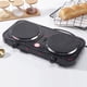 thumbnail image 1 of Cocina Eléctrica 2 Platos 2000w Cocinilla Portátil Negro, 1 of 7