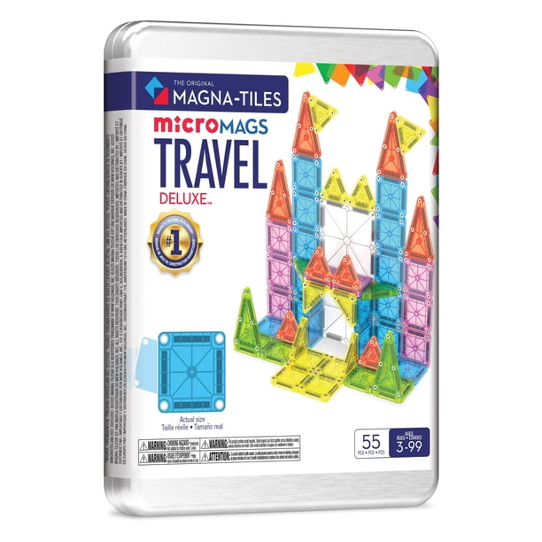 Set de construcción magnética MAGNA-TILES MicroMags 55 piezas