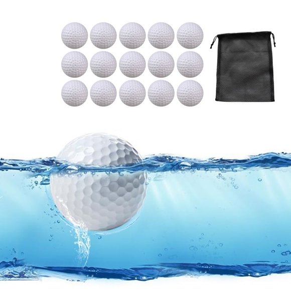 Bolas de Golf Viminston 4,3 cm Pack de 15 Flotantes para Agua
