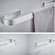 thumbnail image 5 of 1pc Punch Free Black Towel Rack, Space Aluminum, Thickened Widened Bathroom Towel Holder, Single Towel Bar, Simple Shoe Rack, 5 of 5