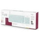 thumbnail image 3 of Teclado Usb Ultra Delgado 96 Teclas Redondas Celestes, 3 of 3
