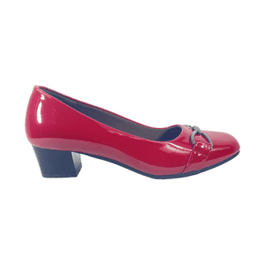 Zapatos Formales Alquimia Rojo Charol Mujer | 3027-04 - Talla 37