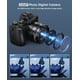 thumbnail image 3 of Cámara digital XNSIAKXA 8K 88MP WiFi para vlogs con capucha para lentes, 3 of 8