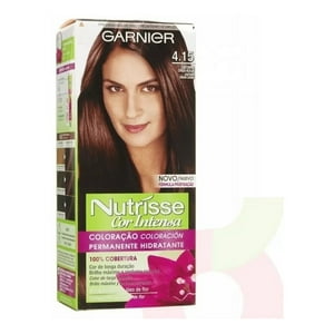 Garnier - Tintura Cor Intensa 4.15 Castaño Ceniza Caoba