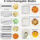 thumbnail image 3 of 14pcs/Set, Vegetable Chopper, Multifunctional Fruit Slicer, Manual Food Grater, Vegetable Slicer, Cutter With Container, Onion Mincer Chopper, Household Potato Shredder, Kitchen Stuff, Kitchen Gadget, 3 of 4
