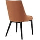 thumbnail image 4 of Silla Modway Viscount Mid-Century moderna tapizada naranja, 4 of 5