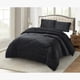 thumbnail image 2 of Cobertor Plumón Invierno Liso Cama 2 Plazas Cubre Cama Liso - NEGROO., 2 of 3
