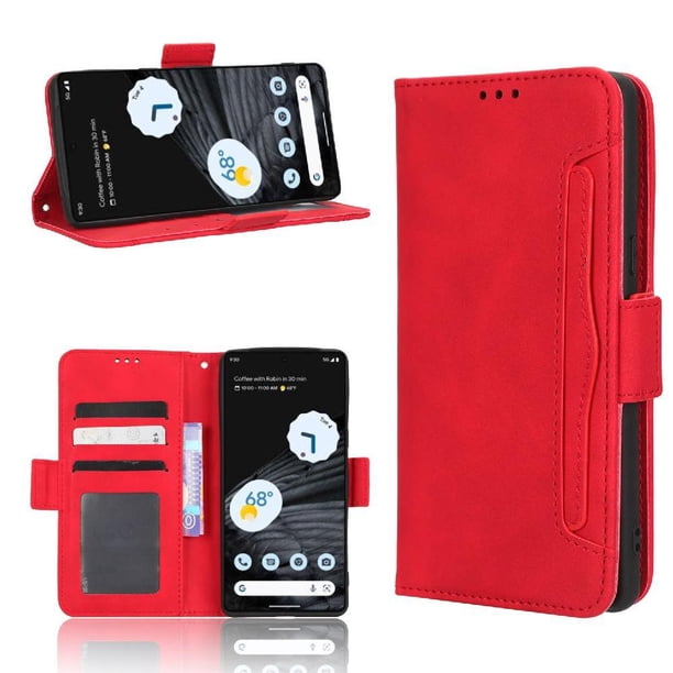 Funda Tipo Billetera FOXDOCK para Google Pixel 7 Pro 5G – Tapa Flip con Tarjetero