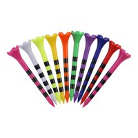 Ioensy - 10X Tees De Golf Accesorios De Golf Al Aire Libre Práctica Para Golfistas Jugadores Principiantes 70 Mm