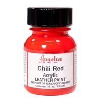 Pintura Acrílica Angelus Para Cuero, Color Rojo Ají, 30 Ml (Paquete De 1)