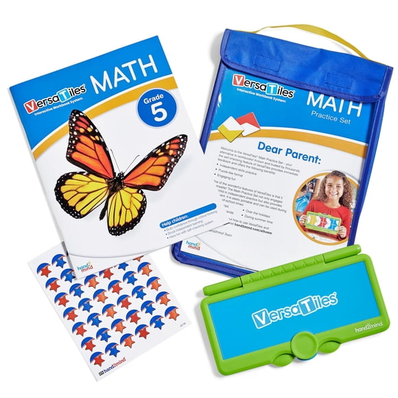 VersaTiles hand2mind Pack de Matemáticas Portátil para 5.º Grado