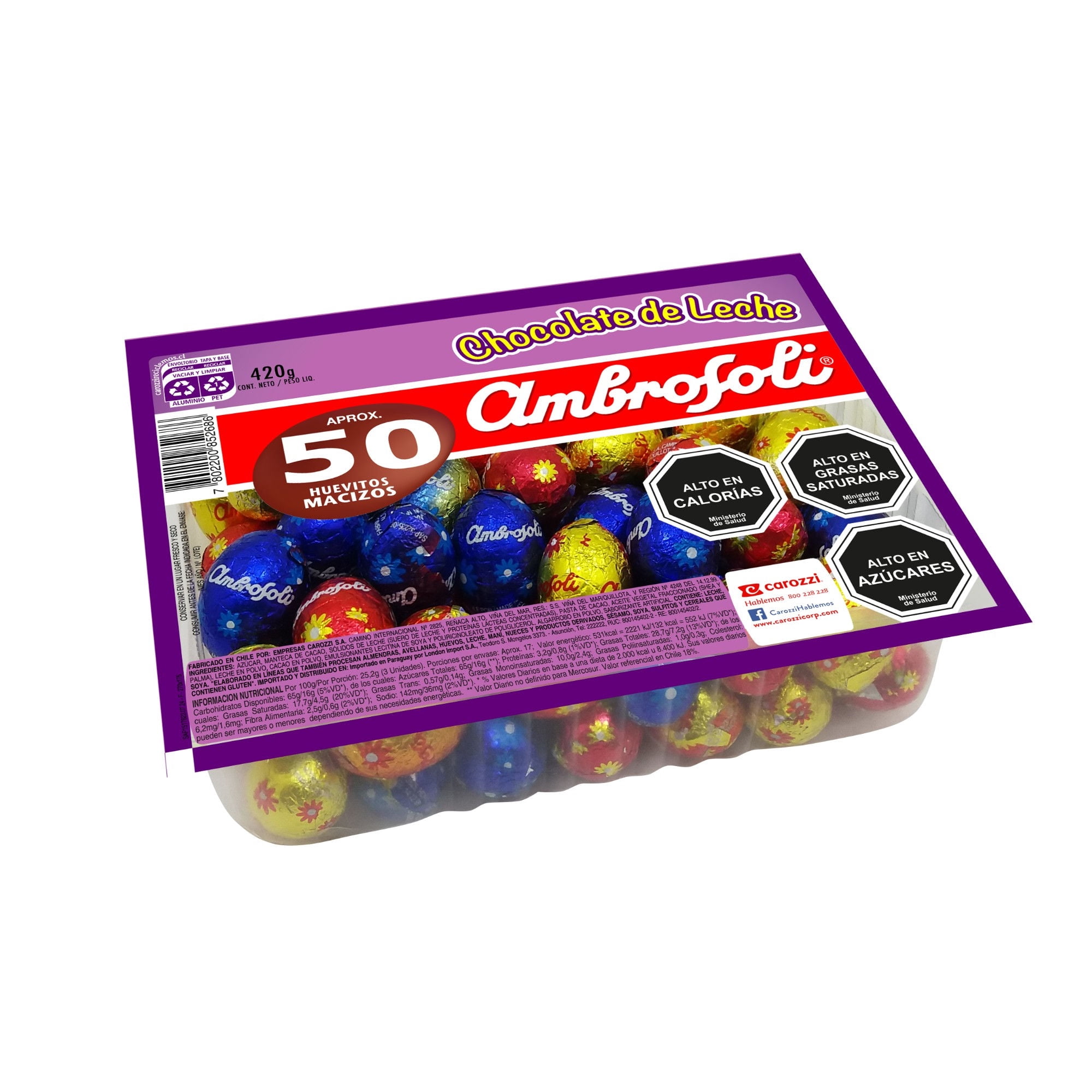 Ambrosoli - Bandeja Huevitos N°1 Macizos Pascua