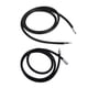 thumbnail image 1 of 2pcs 20 "25" 3 Mm Collar De Goma Negro Fabricación De Joyas Con Cierre De Langosta, 1 of 4