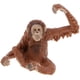 thumbnail image 2 of figura de modelo de animal plástico figurita ni?os regalo de juguete decoración del hogar orangután rojo, 2 of 5