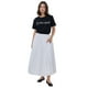 thumbnail image 1 of Falda Mujer Larga Pretina Elasticada Blanco Corona, 1 of 5