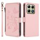thumbnail image 2 of Funda Cartera Mariposa para [Xiaomi 14T] con Soporte y Cremallera Rosa, 2 of 6