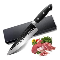 Genérico - Cuchillo Parrillero Acero Inoxidable 21Cm Chef Profesional