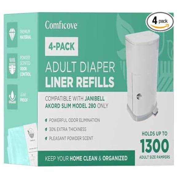 Recargas de Forro para Pañal Adulto Comficove Janibell - Pack de 4