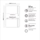thumbnail image 2 of Notebook MyPaperclip Executive Series, tamaño pequeño, 3,5 x 5,5 pulgadas, 192 peniques, 2 of 7