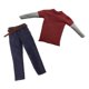 thumbnail image 5 of Pantalones Vaqueros De Mezclilla Clásicos Masculinos A Escala 1/6 Y Camiseta Para Figuras De Acción De 12 Pulgadas, 5 of 5