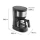 thumbnail image 2 of Cafetera 0,6 L MCM10 Negro, 2 of 8