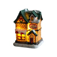 Magideal - Pequeña Estatua De Jardín De Hadas Iluminada, Escena Navideña, Decoración Del Hogar, Con Luz Cálida, Para Dormitorio, Sala De Estar, Multifuncional Estilo B