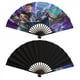 thumbnail image 5 of ¡Megamente Manda! Abanico Plegable Chino, Abanico de Mano de Poliéster Plegable, Abanicos para Baile Fiesta Hogar, Adecuado para Hogar, Oficina, Fiesta, 5 of 6