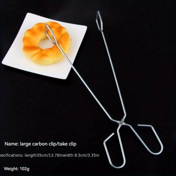 Barbecue Charcoal Clip, Aluminum Alloy Heat Resistant Charcoal Clip Fire Pliers, Outdoor Camping Barbecue Tools Accessories