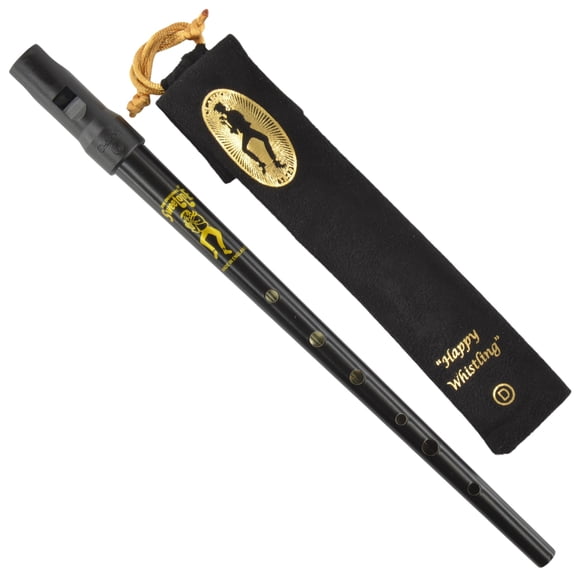 Silbato de tono D Clarke Sweetone negro + estuche