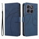 thumbnail image 1 of Funda tipo cartera con tapa para Motorola MOTO G67 5G con tarjetero, soporte y cubierta magnética Azul, 1 of 4