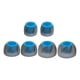 thumbnail image 2 of Puntas Para Auriculares Puntas De Repuesto Para Auriculares 3 Pares Para Auriculares Internos Puntas De 5 Mm A 7 Mm Azul Gris Claro, 2 of 5