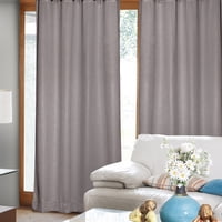 Masel - Set 2 Cortinas Embosed Gris