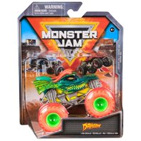 Camión Fundido A Presión Monster Jam 2025 1:64 Electruck Crew Dragon
