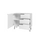 thumbnail image 2 of Aparador Buffet 1 Puerta 3 Cajones Phoenix Blanco, 2 of 4