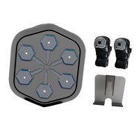 Magideal - Máquina De Boxeo De Música Electrónica, Entrenador De Boxeo De Pared, Equipo De Entrenamiento Montado En La Pared, Almohadilla De Perforación Rgb Para