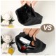 thumbnail image 2 of Unique Bargains Mini Bolsa de Cosméticos Pequeña Bolsa de Maquillaje Portátil Múltiples Bolsillos Internos Bolsa de Almacenamiento Bolsa de Cosméticos para Mujeres Negra, 2 of 7