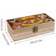 thumbnail image 2 of El Show de Pájaro Loco Caja Organizadora de Madera Rústica - Caja Decorativa Multifuncional para Escritorio, Hogar, Oficina, Joyas y Manualidades, 2 of 6