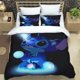 thumbnail image 1 of Anime Stitch Duvet Cover Comforter Bed Linen Single Twin Full Queen Size 3d Kids Girl Boys Gift Stitch Bedding Set, 1 of 5
