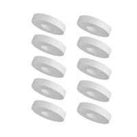 Magideal - 10 Bandas Atléticas Para Dedos De Los Pies Para Deportes Al Aire Libre, Transpirable, Suave, Entrenamiento, Gimnasio, Pulsera Duradera Para La Familia 125 Cm X 5 M