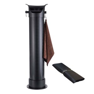 Magideal - Hogar Café Knock Bucket Desmontable Knock Bar Coffee Grounds Box Coffee Ground Dump Bin Con Toallas Fáciles De Limpiar Para Kitchen Cafe Home Negro