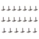 thumbnail image 4 of 20 piezas de pernos de ranura en T, tornillos de riel, pernos de cabeza rectangular en forma de T versátiles para M8x27mm, 4 of 5