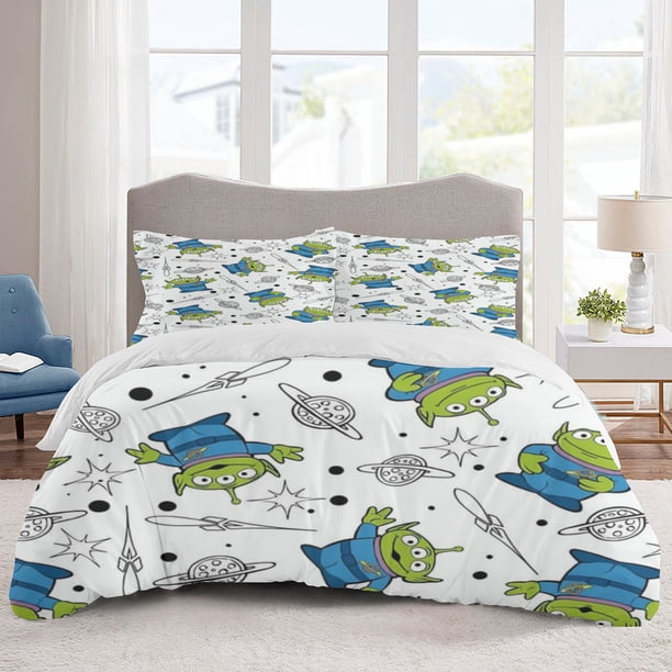 Toy Story Bedding Sets Cartoon Duvet Cover Lightweight 3 Piece Bet Sets for Kids Boys Girls