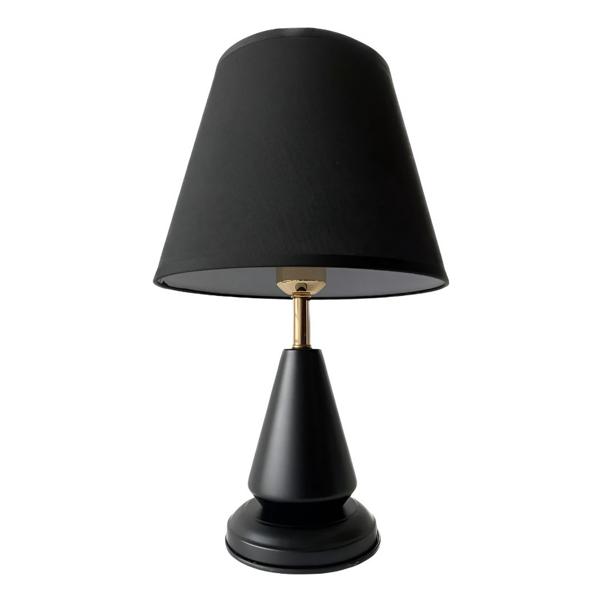 Genérico - Lámpara Decorativa Alta Mesa Velador Escritorio Negra Jhn