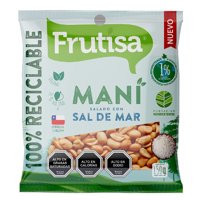 Mani Con Sal De Mar 150 G Frutisa