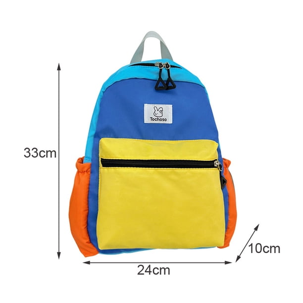 Children Girls' School Backpack Baby Kindergarten Bag for Boys Travel Backpack Canvas Colourful Kids School Bag for Students
