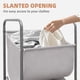 thumbnail image 3 of Cesto de ropa Storage Maniac de 120 litros con ruedas, gris, 3 niveles, 3 of 7