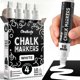 thumbnail image 1 of Rotuladores de tiza Chalkola White para coches, cristal lavable, paquete de 4, 1 of 9