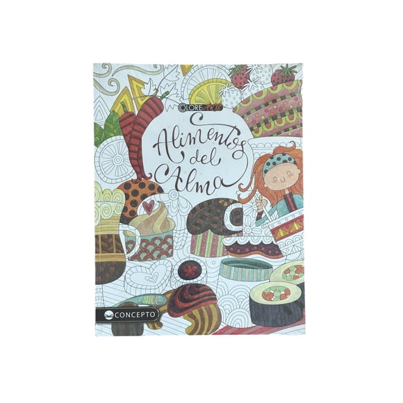 Libro para colorear Mandalas Alimentos Del Alma